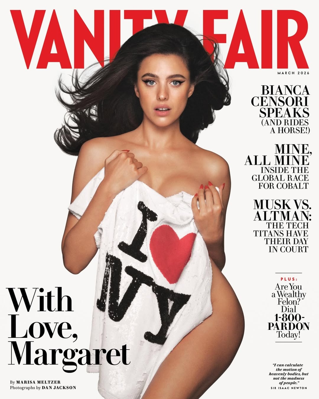Margaret Qualley – Vanity Fair March 2026 | Art + Commerce